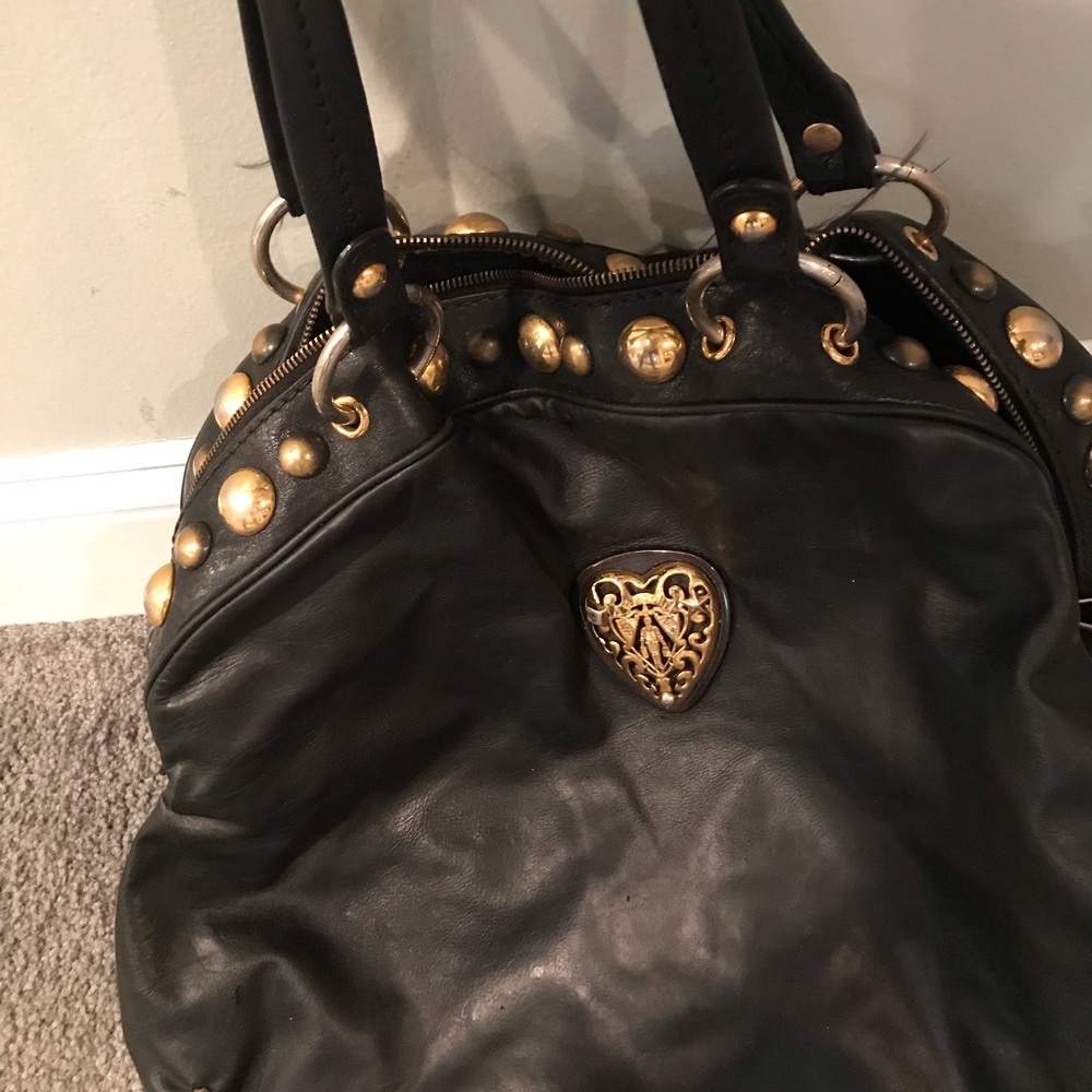 Large Authentic Gucci Black Handbag - image 1